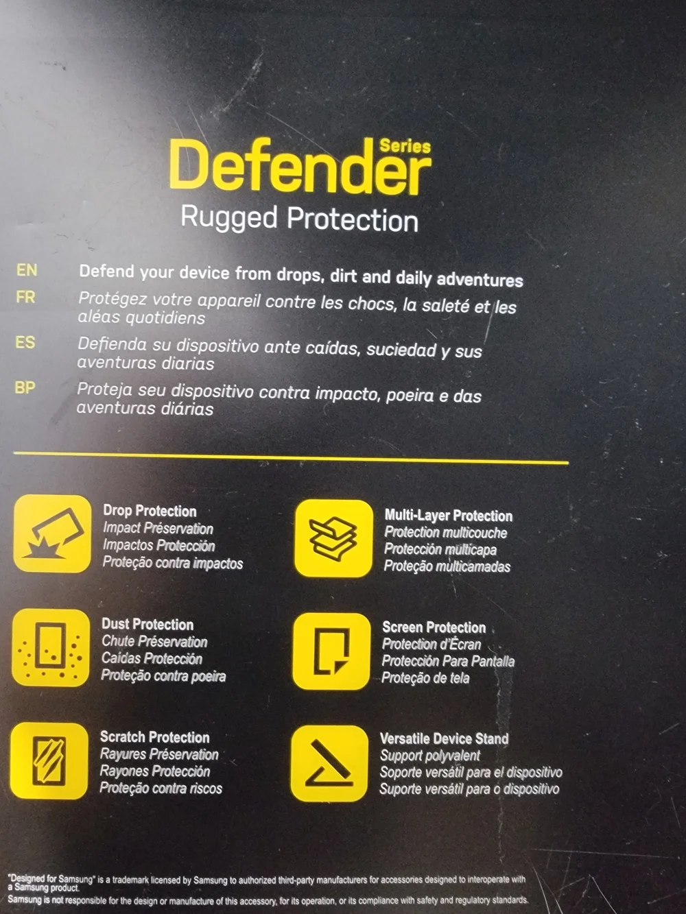 OtterBox Defender Series Rugged Protection Case for Galaxy Tab A, 2019 Black